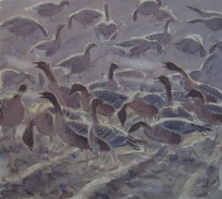 Painting from 'Wild Skeins and Winter Skies'
